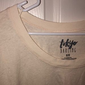 3/$15 Medium cream shirt